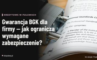Gwarancja BGK dla firmy — jak ogranicza wymagane zabezpieczenie?