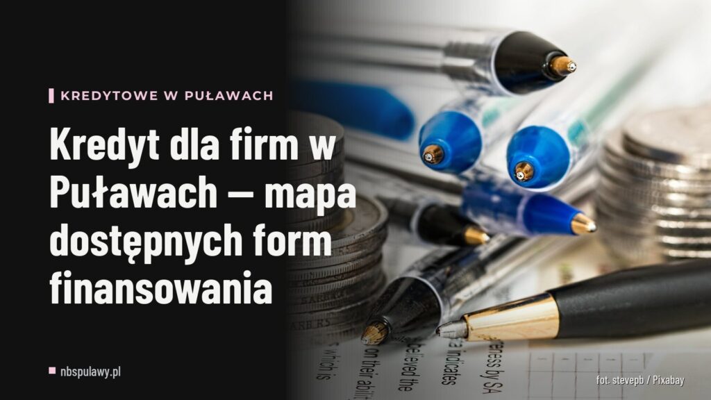 Kredyt dla firm w Puławach — mapa dostępnych form finansowania
